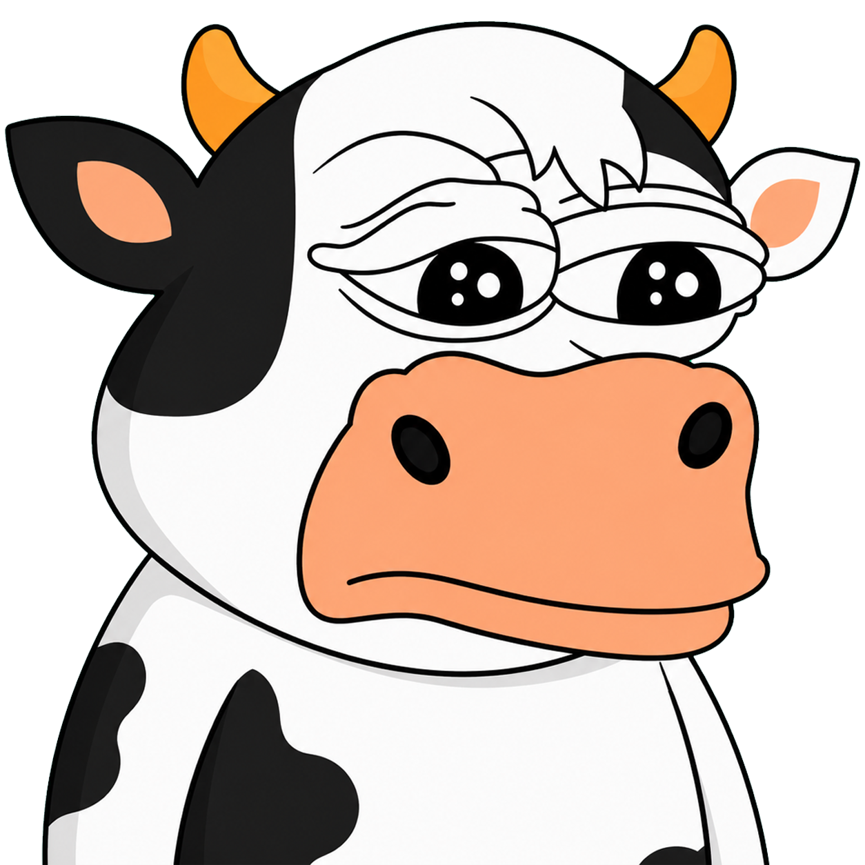 Muu mascot throwing meme energy
